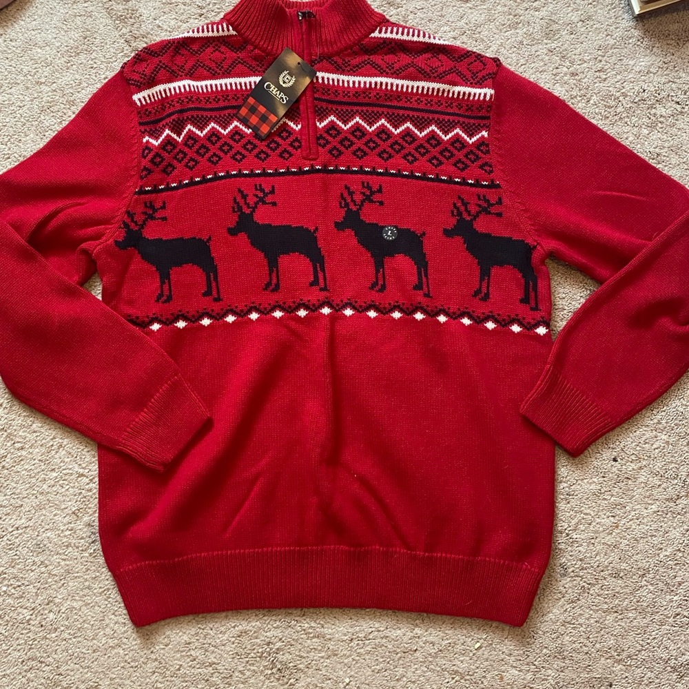 Chaps Holiday Sweater